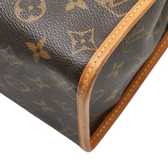 LOUIS VUITTON Brown Monogram Leather Bag - Picture 6 of 14